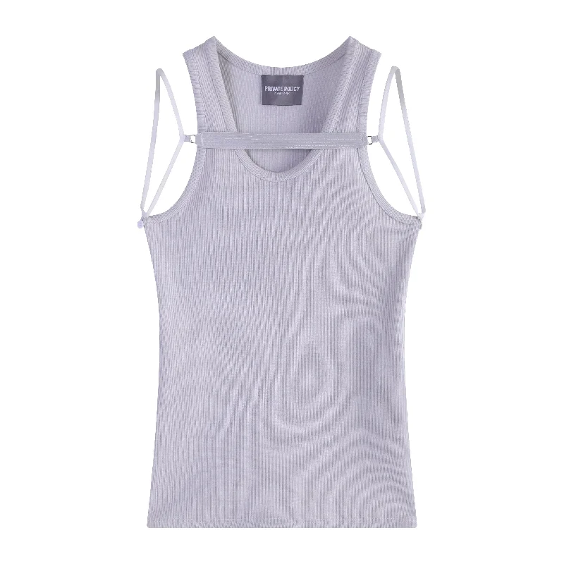 Harness Tank Top - Grey