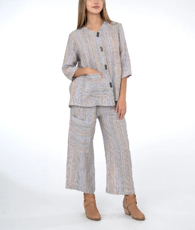 Niche - Desert Stripe Linen - Meandering Jacket