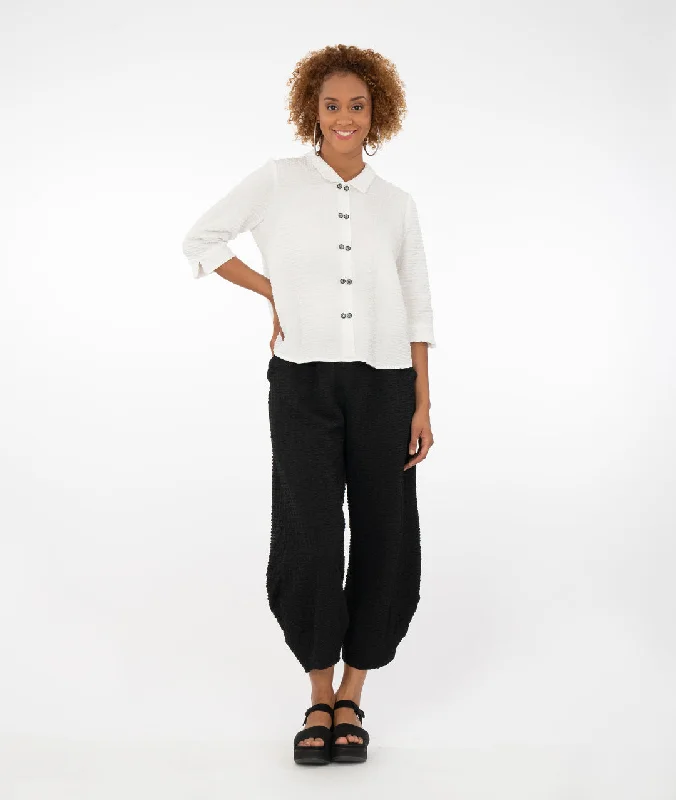 Niche - Pucker - Twinbutton Top - White