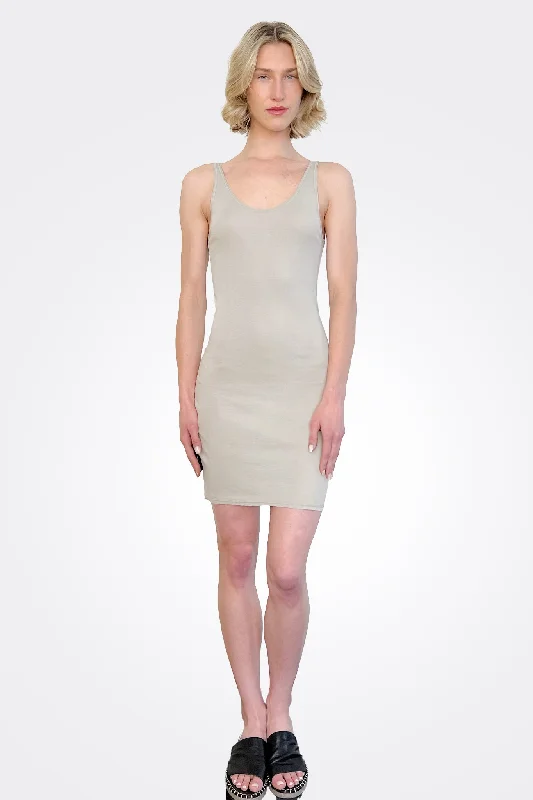 Slip Tank Dress - Grey