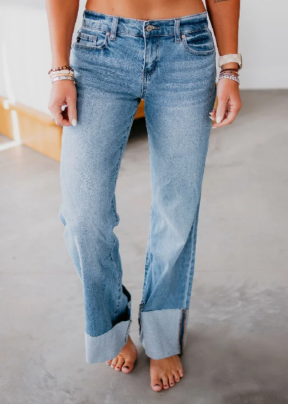 Roz KanCan Cuffed Hem Jean