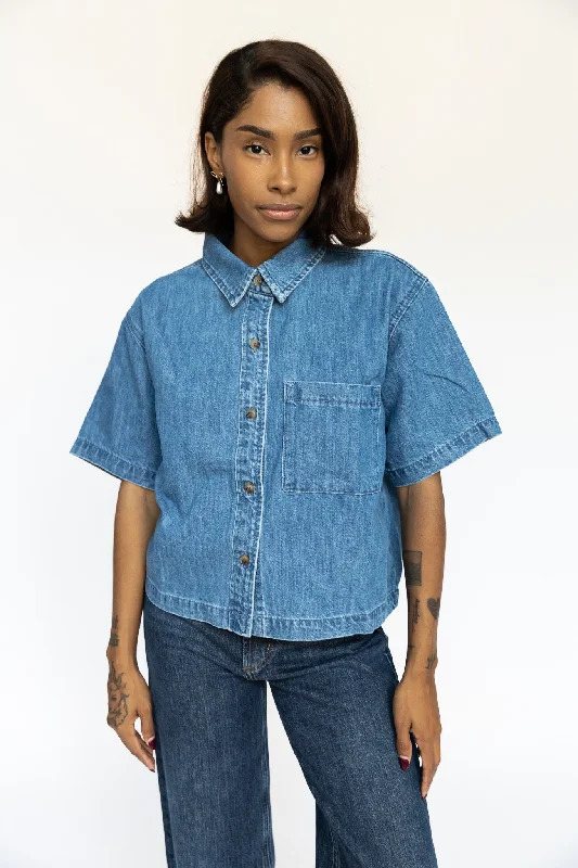 Danny Denim Button Up