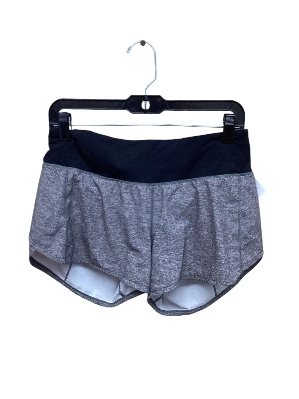 Athletic Shorts By Lululemon In Grey, Size: 6