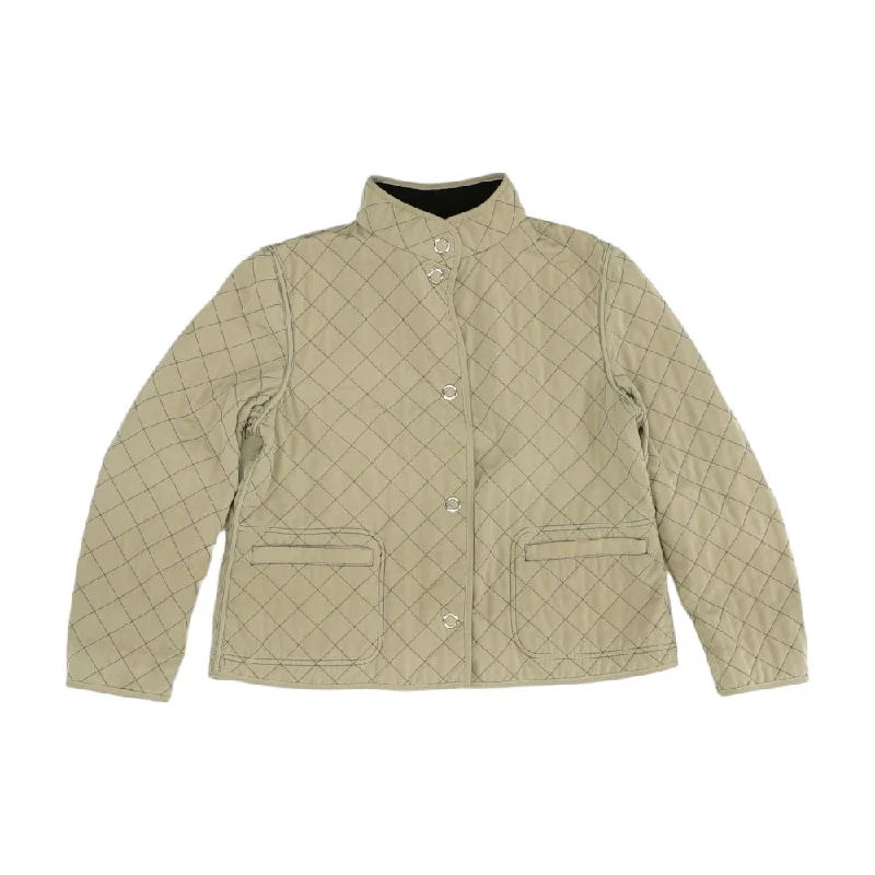 Beige Check Lightweight Jacket