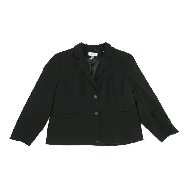 Black Solid Blazer