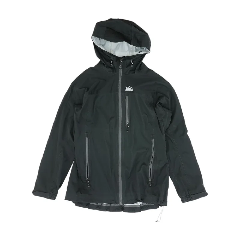 Black Solid Lightweight Jacket