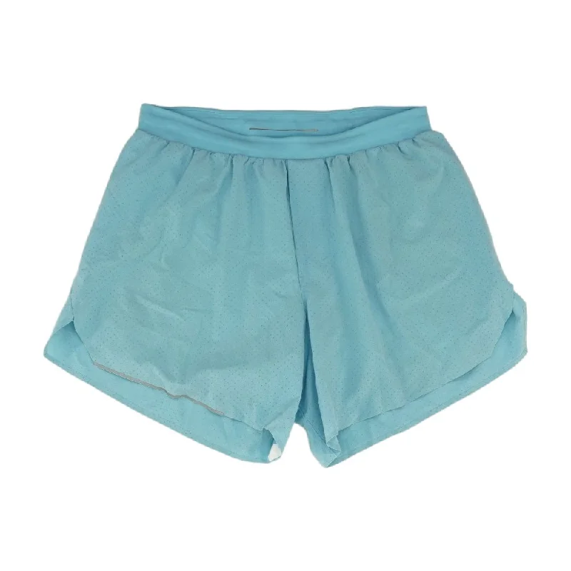 Blue Solid Active Shorts