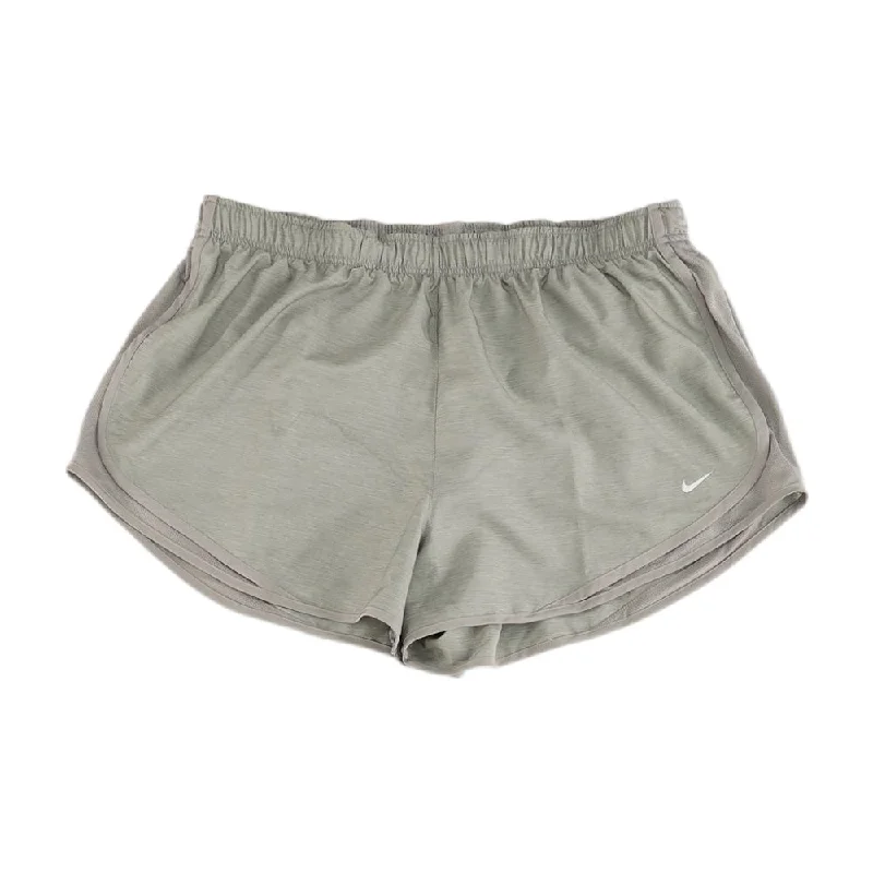 Gray Solid Active Shorts