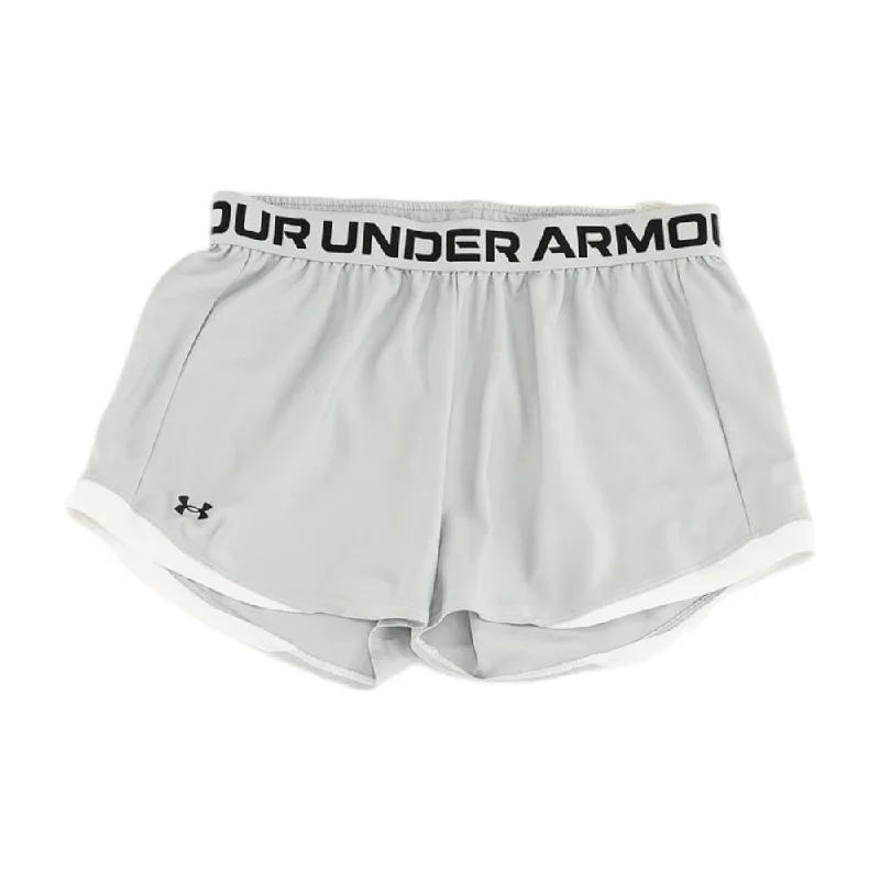 Gray Solid Active Shorts