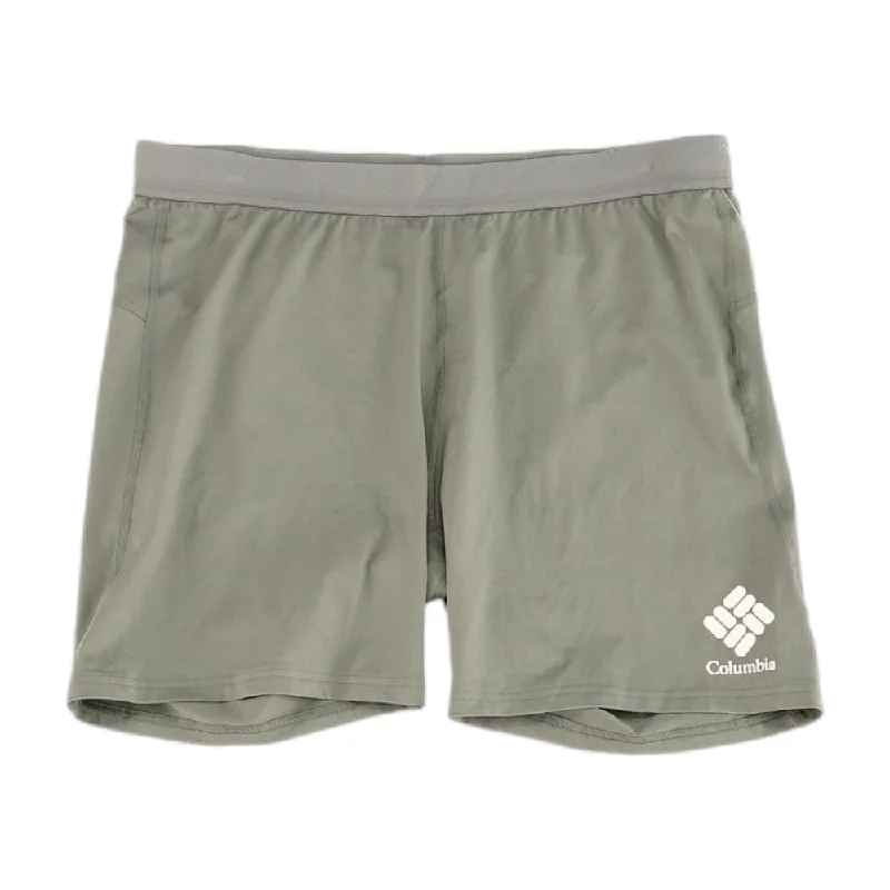 Gray Solid Active Shorts