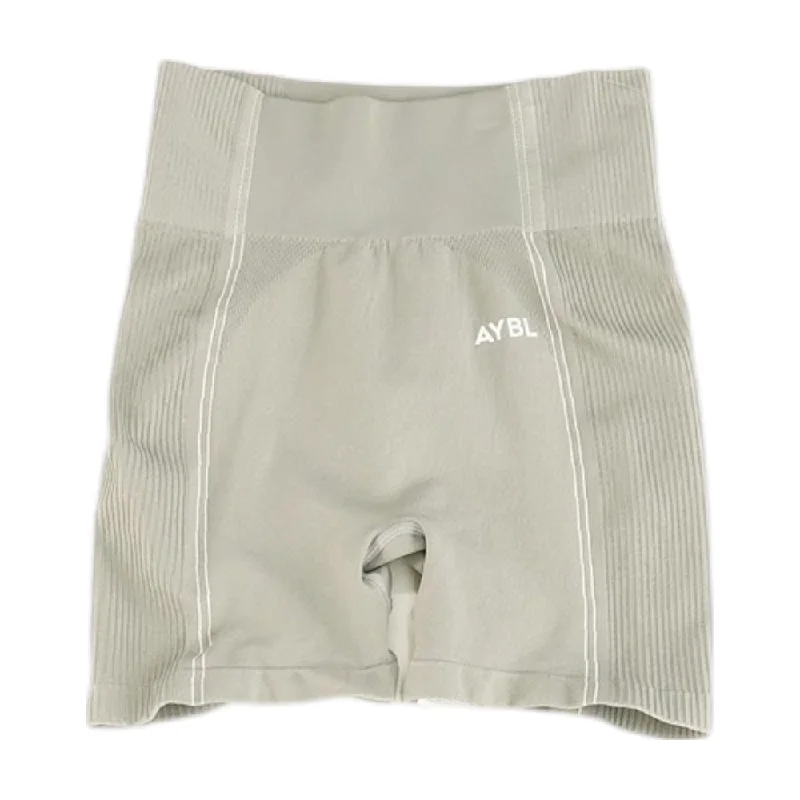 Gray Solid Active Shorts