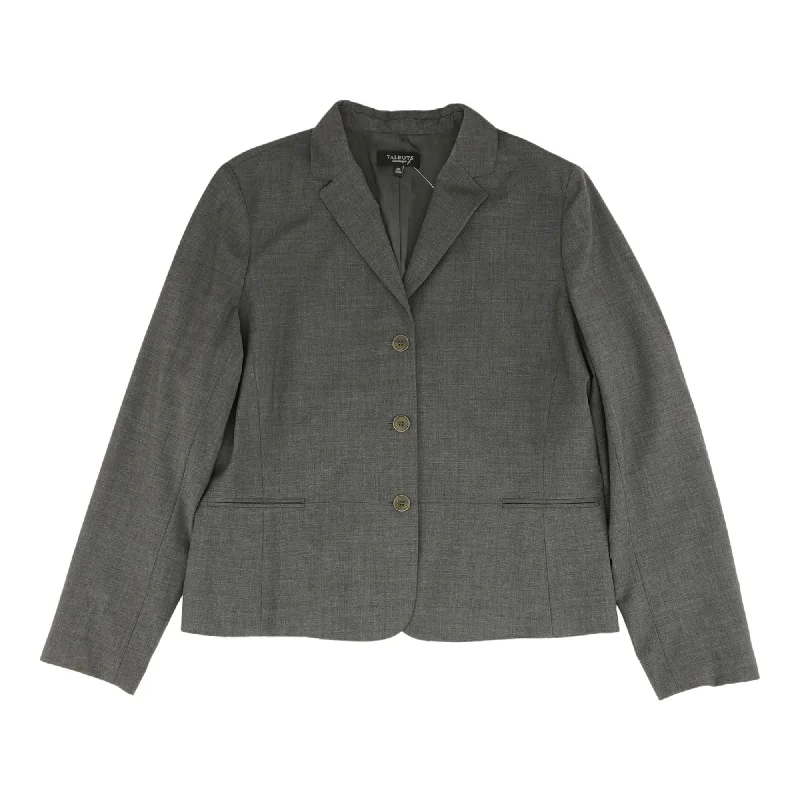 Gray Solid Blazer