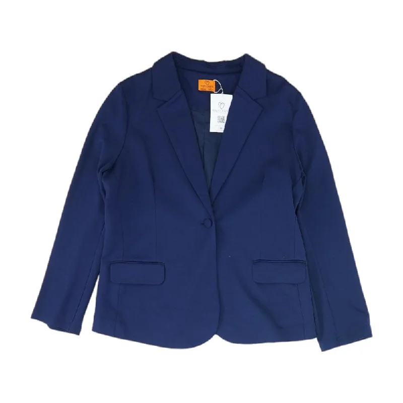 Navy Solid Blazer