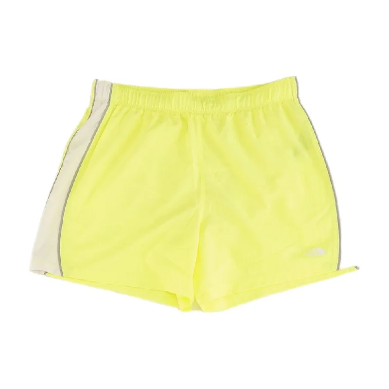 Neon Yellow Solid Active Shorts