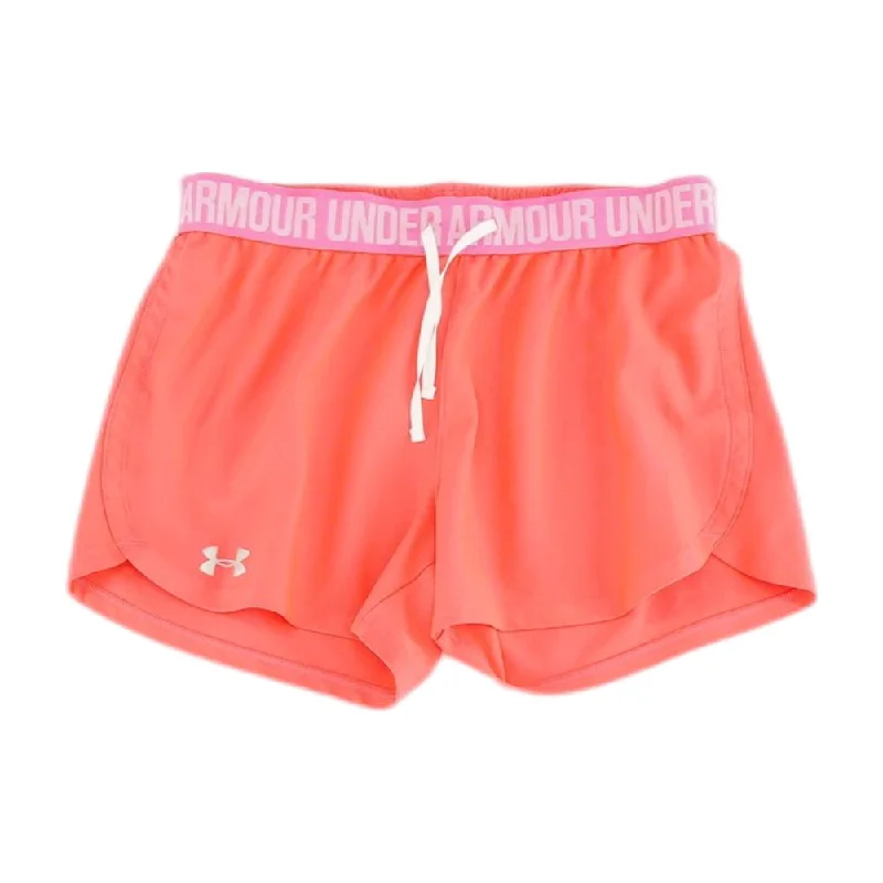 Pink Solid Active Shorts