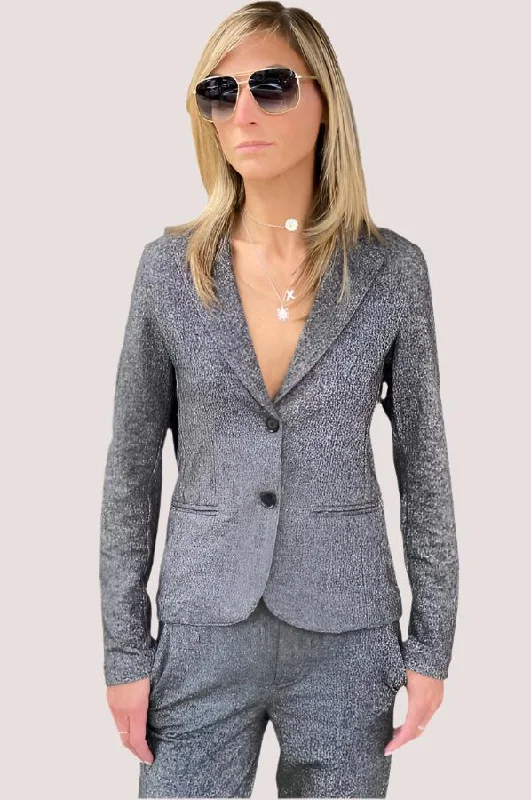 Suit Jacket - Black Multi