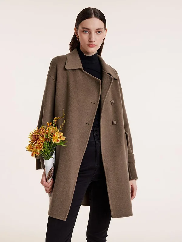 Tencel Woolen Double-Faced Coat