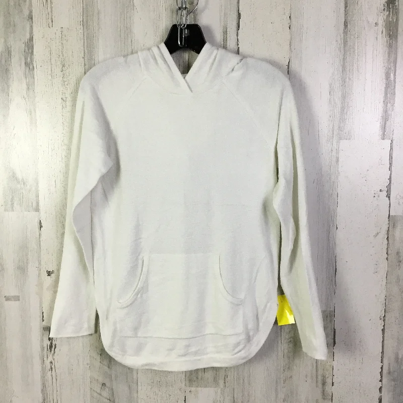 Top Long Sleeve By Barefoot Dreams In White, Size: S