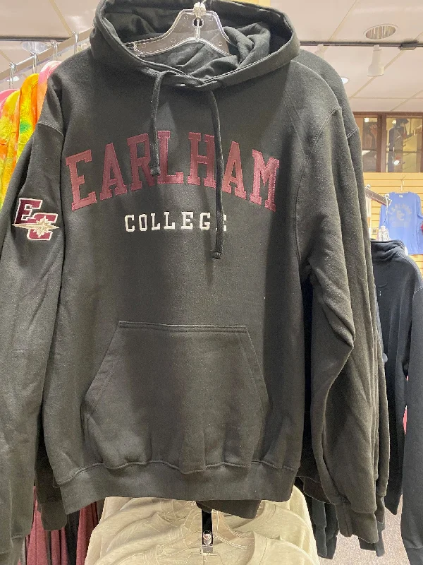 Black Embroidered Earlham Hood