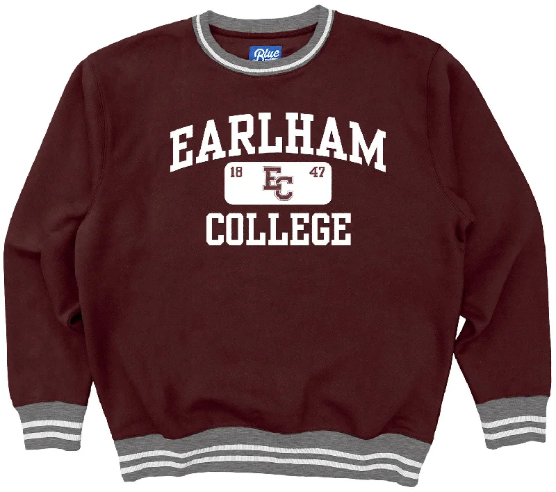 Earlham Felt Front Retro Crew