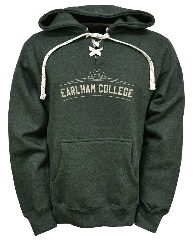 Earlham Varsity Lace Up Hood