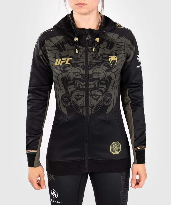 Noche UFC By Venum Authentic Fight Night Women’s Walkout Hoodie - Black