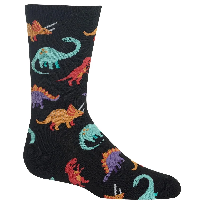 Hot Sox Kids Dinosaur Crew Socks