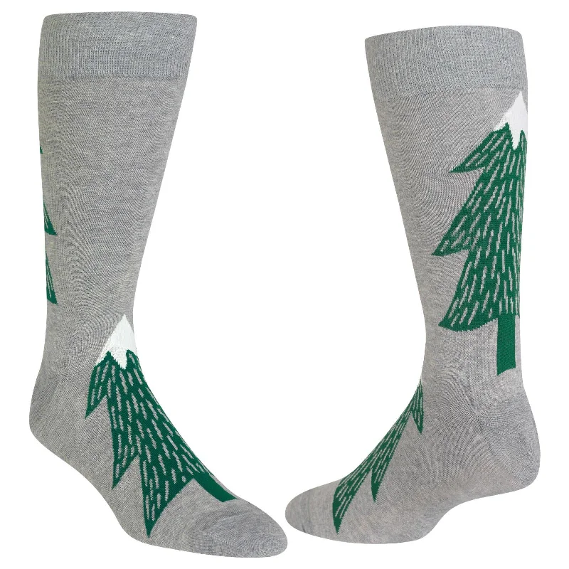 Hot Sox Mens Giant Tree Crew Socks