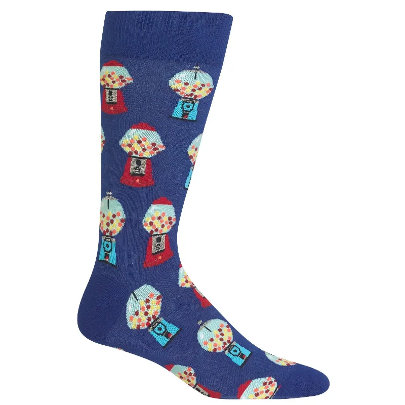 Hot Sox Mens Gumballs Crew Socks