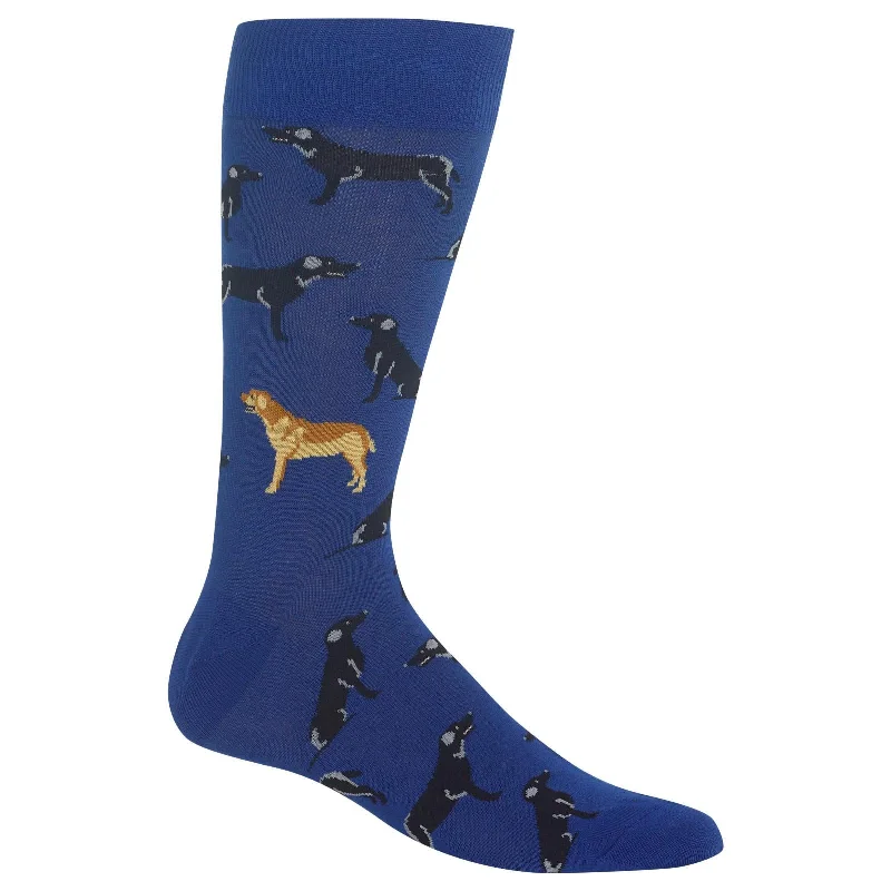 Hot Sox Mens Labrador Crew Socks