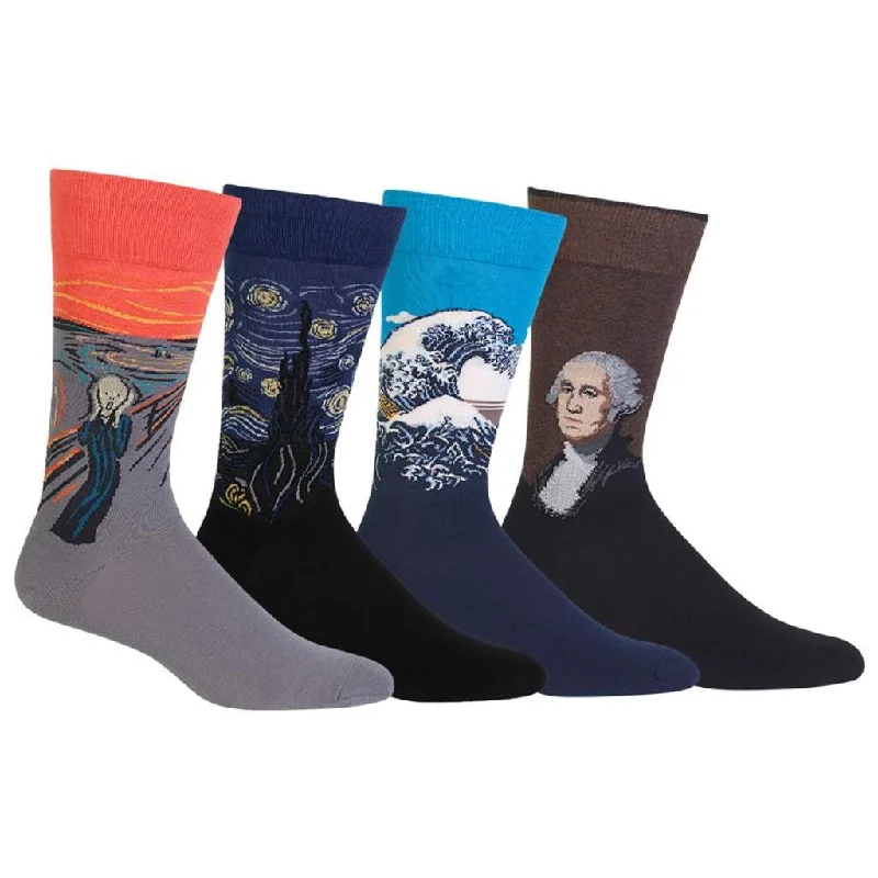 Hot Sox Mens Museum Collection Artist Socks