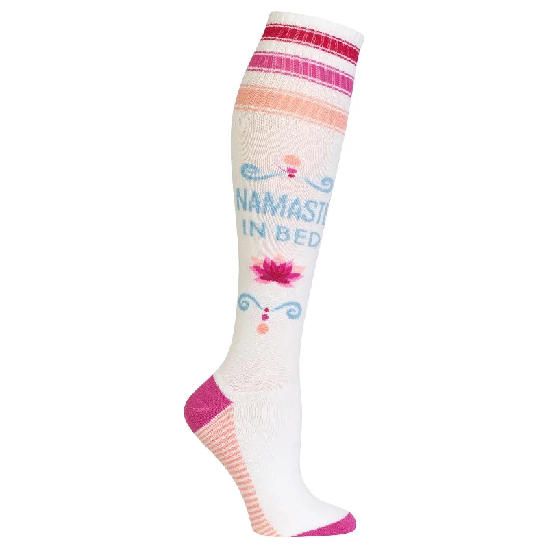 Hot Sox Womens Namaste in Bed Knee High Socks