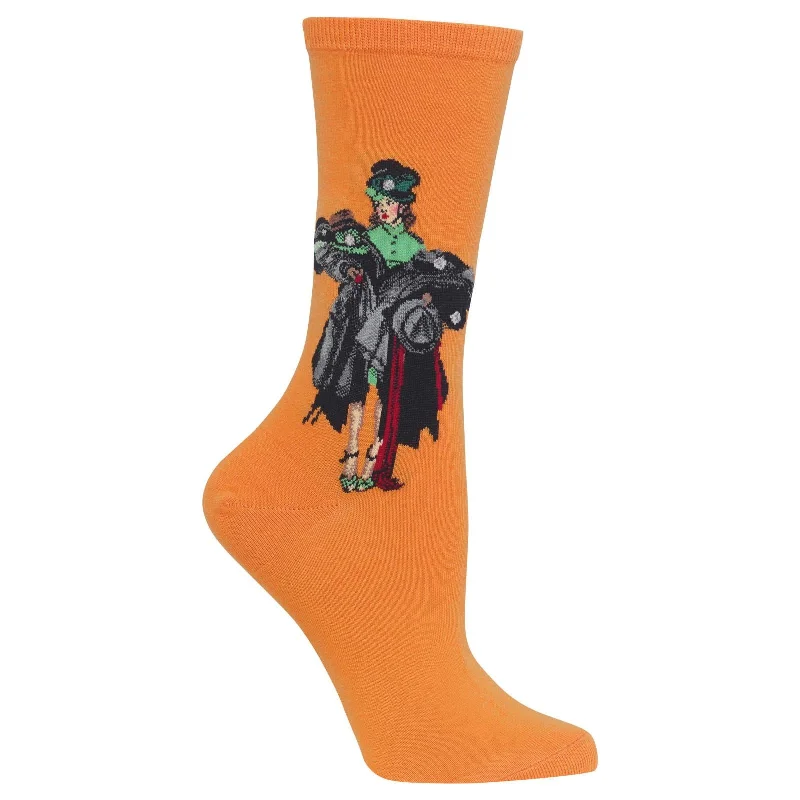 Hot Sox Womens Norman Rockwells Hat Check Girl Crew Socks