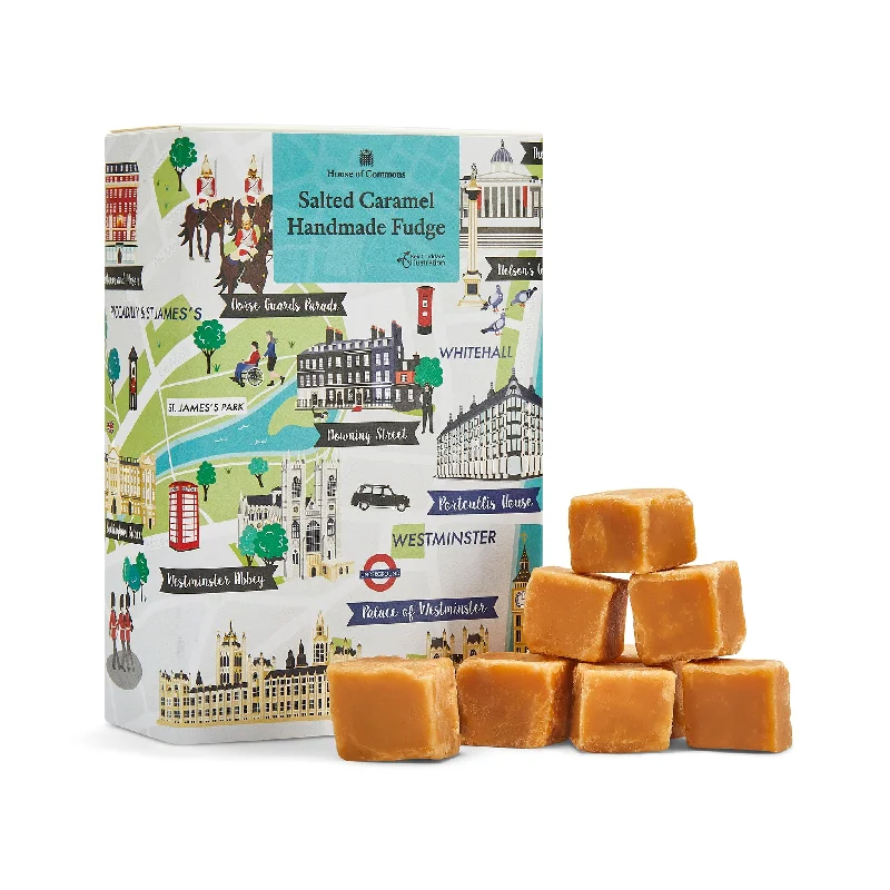 London Map Salted Caramel Fudge