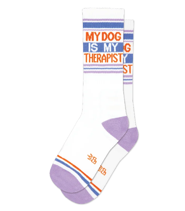 My Dog Is My Therapist Socks from Gumball Poodle